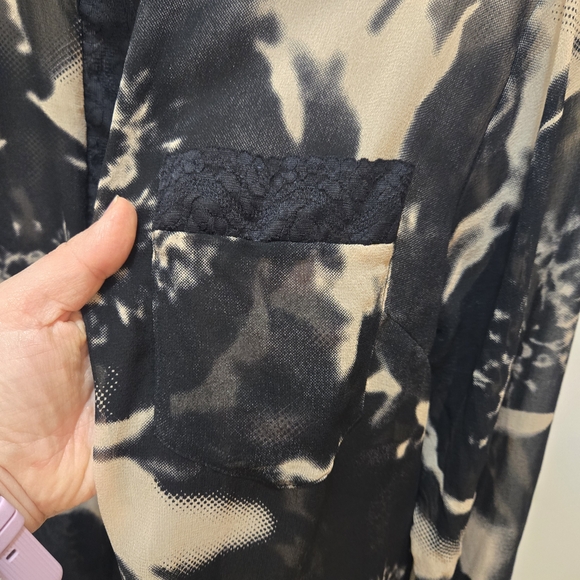 RARE Archive 2004 Karl Lagerfeld x H&M 100% SILK Blouse Sz 10 Collector's Piece - Picture 5 of 8